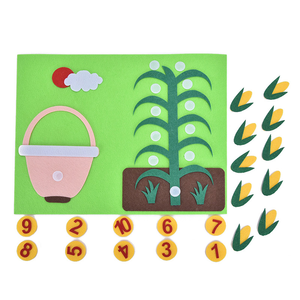 Vente chaude Main Compte Jouets Légumes Feutre Jouet Carrat à Bas Prix - Product Image 2