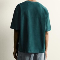 T-shirt décontracté en coton uni pour homme, imprimé avec logo personnalisé, prix usine de gros, nouvelle tendance 2026, respirant, haute qualité