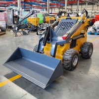 Livraison Gratuite EURO 5 EPA Mini-chargeuse compacte sur chenilles avec godet hydraulique à attache rapide auxiliaire pour la construction OEM