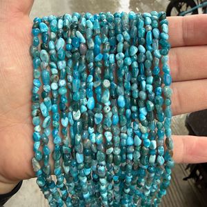 Perline Sciolte di <span class=keywords><strong>Acquamarina</strong></span> <span class=keywords><strong>Naturale</strong></span> di Alta Qualità 3x5mm, Forma Libera, per Creazione di Gioielli Fai-da-Te, Bracciali e Collane, Vendita all'Ingrosso - Product Image 4
