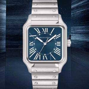 Nouvelles montres à quartz 34 mm 2025, mouvement japonais VH31, saphir bleu, ultra-minces, acier inoxydable, Relogio Masculino - Product Image 4