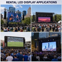 Panel LED P2.6 HD Impermeable para Exteriores, Sistema de Video Wall LED de 500x500 500x1000, Solución Llave en Mano