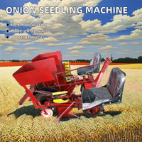 Profondeur de semis réglable Petit transplanteur d'oignons d'équitation Composant de moteur de noyau à productivité élevée Équipement agricole essentiel