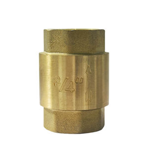 วาล์วเช็ควาล์วทองเหลือง1/2 "1" 3นิ้ววาล์วแนวตั้งไม่คืนสำหรับวัตถุประสงค์ทั่วไปของพลังงานไฮดรอลิกในน้ำ - Product Image 5