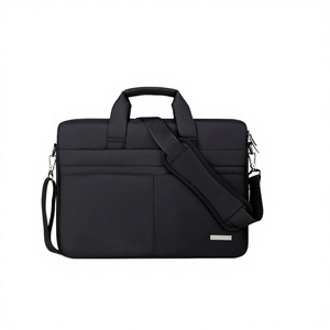 Sacoche d'ordinateur portable de luxe élégante et légère de 15,6 pouces pour le bureau, en polyester Oxford imperméable, avec poignée, pour professionnels - Product Image 4