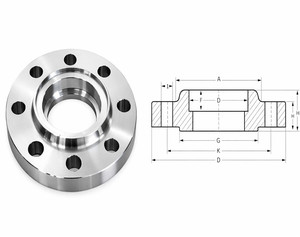 Brida de soldadura a toma Inconel 625 ASME B16.5 - Product Image 6