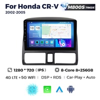 MEKEDE-Reproductor de DVD para coche, sistema de audio 4G LTE, wifi, AM, FM, Android 12, 8 + GB 128, para Honda, 3, RE, CRV, 2002, 2003, 2004, 2005, MS