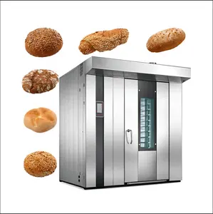 Multifunctional used in bakery pizza factory for tapioca meat gas heating rotary bread oven