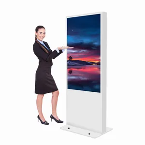43 49 55 65 polegadas touch screen quiosque Ultra-fino Vertical Network Lcd Anúncios de publicidade lcd tela propaganda máquina de exibição