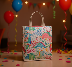 Borsa in Pelle con Stampa Dinosauri per Feste di Compleanno Bambini 5-7 Anni - Ingrosso - Product Image 2