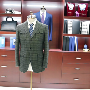 Tailor Shop Personnalise les Vestes en <span class=keywords><strong>Velours</strong></span> Bleu - Product Image 1