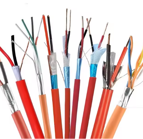 Fire Alarm Cable 2 4 6 Core Shielded LSZH Jacket Aluminum Foil Security Cable for Fire Alarm System 1.0 1.5 2.5mm