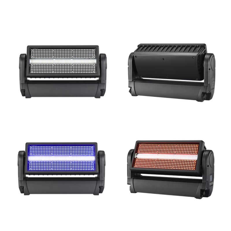 ZY 1000W RGB 3-in-1 LED Strobe Light Waterproof Moving Head Wash