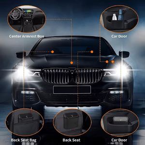 Portable Hanging Mini <b>Car</b> Trash Can Wastebasket With Lid for <b>Car</b> Office Home Auto Storage Bin Accessories - Product Image 5