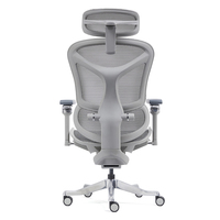 Chaise de bureau ergonomique moderne avec accoudoirs réglables 6D, soutien lombaire réglable, chaise de direction en maille respirante, certifiée classe 4