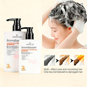 ビーガンアルガンオイル保湿女性シャンプー,硫酸塩フリーバイオリフレッシュヘアケアシャンプー - Product Image 2