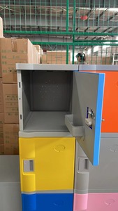 Современный пластиковый шкаф-локер из АБС-пластика с несколькими дверцами для школьных классов, домашнего офиса и начальной школы - Product Image 2