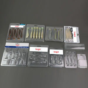 Tùy chỉnh rõ ràng <span class=keywords><strong>PVC</strong></span> mềm Nhựa Câu cá lure hộp vỉ bao bì cho cá lures - Product Image 6