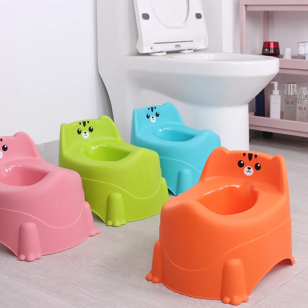 2023 seggiolino per vasino per bambini Cartoon Cat Design Baby Potty Trainer Chair per bambini vasino portatile