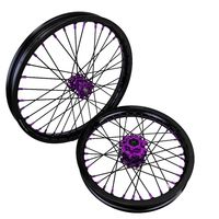 Ensemble de roues Supermoto en alliage d'aluminium anodisé CNC 1.6 19 1.85 16 pouces, moyeu et jante pour moto électrique Surron Light Bee Talaria Sting X3