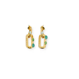 Pendientes de Moda, Acero Inoxidable 316L, Baño de Oro PVD, Joyería Sostenible y Resistente - Product Image 1