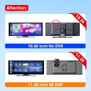 Cámara para <span class=keywords><strong>Auto</strong></span> 4K de 11.26 Pulgadas con CarPlay y Android <span class=keywords><strong>Auto</strong></span> Inalámbricos, Navegación WiFi 5G, Grabadora de Video - Product Image 2
