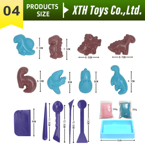 Jouet éducatif pour enfants, bricolage pour <span class=keywords><strong>la</strong></span> <span class=keywords><strong>magie</strong></span>, sable spatial, argile dynamique colorée pour les enfants de 3 à 6 ans, jouets sensoriels en plastique pour enfants - Product Image 5