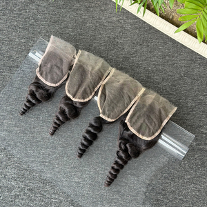 High Quality 2x6 4x4 5x5 hd closure Loose wave Human Hair 10-20inch100% Human Hair Natural Color - Product Image 5