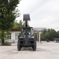 Mini Diesel Backhoe Crawler Loader Mesin Cummins 92KW Merek Hidromek Momen Beban Tinggi 4x4 Excavator Teleskopik Harga Terjangkau