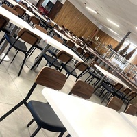 Ensembles de Mobilier Rétro Industriel en Bois pour Restaurant et Café: Tables et Chaises