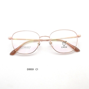 กรอบแว่นตาเมมโมรี่เมทัล D9959 น้ำหนักเบา ทนทาน ทันสมัย ดีไซน์ยืดหยุ่นเพื่อความสบาย - Product Image 1