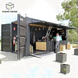 Portable container coffee shop coffee container kiosk modern design style