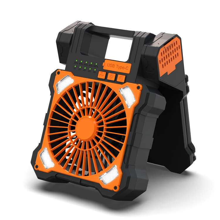 Solar Powered Camping Fan Portable Travel