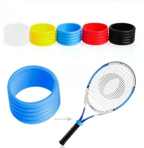 Hochwertiges universelles Silikon über Griff Ring <span class=keywords><strong>Squash</strong></span> Elastic Tennis Schläger Griff Zubehör - Product Image 5