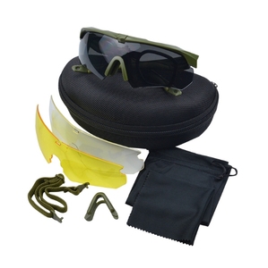 Gafas tácticas, 3 lentes intercambiables, gafas de tiro Unisex para exteriores, gafas deportivas resistentes al agua - Product Image 2