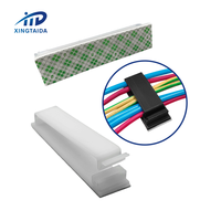 Gestion des câbles Cordon Organisateur Fil Organisateur Cordon Titulaire Noir Couleur Adhésif Câble Pinces En Plastique Câble Clips