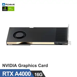 NVIDIA Graphics Hot Selling 16GB Gddr6 256 Bit Rtx A4000 Single-turbo Professional Graphics Card