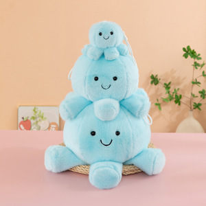 Portachiavi con logo personalizzato, medusa rotante in peluche, rosa, blu, <span class=keywords><strong>bianco</strong></span>, polpo, bambola di peluche, ciondolo, animali marini, cuscino - Product Image 2
