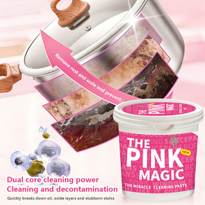 The <strong>pink</strong> <strong>Stuff</strong> Cleaning <strong>Paste</strong> Pot Bottom Black Dirt Household Kitchen Stain Rust Removal Detergent - Product Image 3