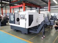 Tour à lit incliné CNC TCK500, tour horizontal de haute précision pour l'usinage de composants mécaniques automobiles