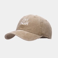 Gorras de Béisbol Personalizadas Bordadas, Gorra Ajustable Estilo Vintage para Papá