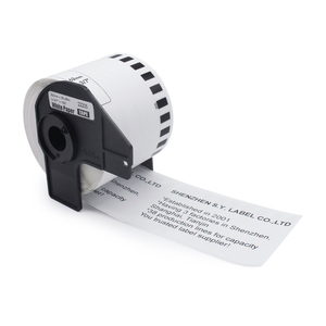 DK2205 62mm*30480mm 2-3/7"*100' Compatible con Impresora <span class=keywords><strong>Brother</strong></span>, Etiqueta Térmica Directa con Soporte - Product Image 1