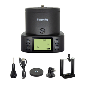Suptig mới không dây điện tử xoay bàn xoay hiển thị đứng cho điện thoại di động, máy ảnh, hành động máy ảnh - Product Image 6