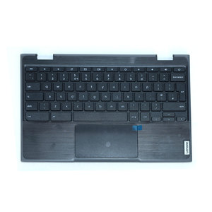 5CB0Z21481 Keyboard Palmrest Top <b>Case</b> for Lenovo 100e <b>Chromebook</b> 2nd Gen AST 82CD UK QWERTY Black Non-Backlit Repair Assembly - Product Image 2