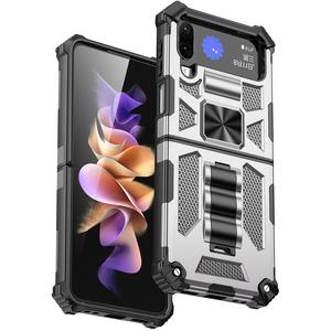 Funda de teléfono móvil magnética con soporte incorporado, carcasa rígida de pc para <span class=keywords><strong>Samsung</strong></span> z flip 4, novedad de <span class=keywords><strong>2022</strong></span> - Product Image 1