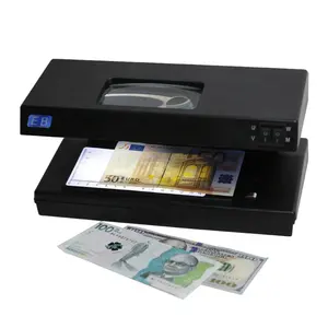 DC-106 LED UV detektor uang LED Harga pendeteksi uang feit mesin pemeriksa uang verifikasi cetak mikro
