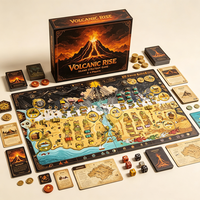 Fabrication de jeux de société personnalisés OEM, ensemble de jeux de société personnalisés en couleur, avec emballage personnalisé, service d'impression de boîtes cadeaux