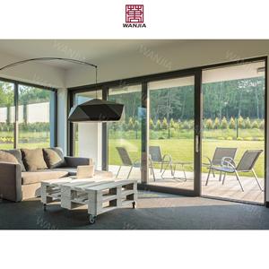 Produttore WANJIA fornitore porta del Patio personalizzato porta <span class=keywords><strong>scorrevole</strong></span> esterno in alluminio <span class=keywords><strong>porte</strong></span> scorrevoli - Product Image 1