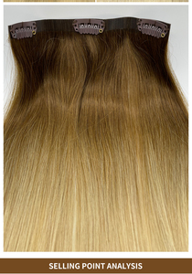 100% Humain Remy pu Clip Dans Les Extensions De <span class=keywords><strong>Cheveux</strong></span> En Gros pu Clip Dans L'extension De <span class=keywords><strong>Cheveux</strong></span> 100 <span class=keywords><strong>Cheveux</strong></span> Humains - Product Image 5