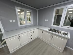 Ailes jumelles <span class=keywords><strong>Maison</strong></span> modulaire Luxe Extensible Pliable Conception Facile à Installer Extérieur Préfabriqué Conteneur <span class=keywords><strong>Maison</strong></span> Grand-mère Plat à louer - Product Image 6